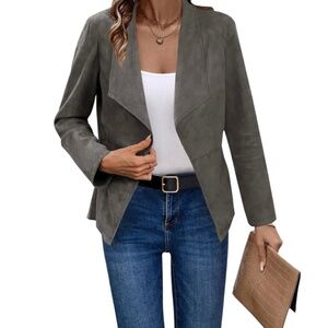 Women’s Long Sleeve Open Front Jacket